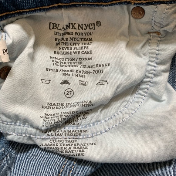 BLANK NYC Reade Patchwork Crop Skinny Jeans - Picture 6 of 6